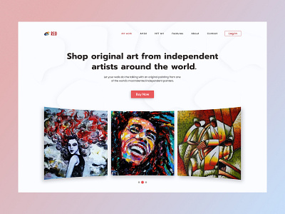 Art Gallery Landing Page