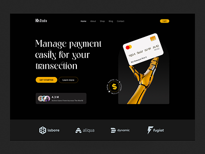 Credit Card Services Landing Page