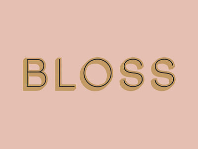 Bloss flowers logo
