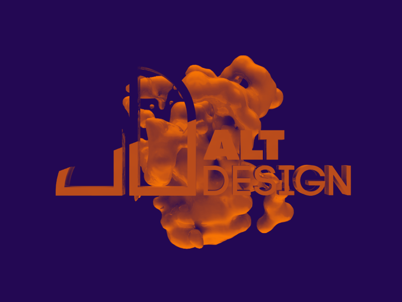 Alt Design 3d animation logo