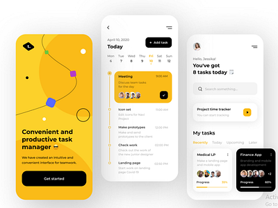 Task Management App 3d app app design branding case study design figma graphic design illustration logo mobile design task management ui uiux vector web design