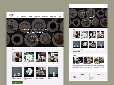 STOR cafe design ui uiux design ux web design website design