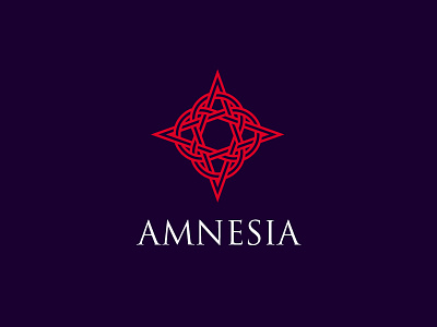 Amnesia amnesia cros intricate logo