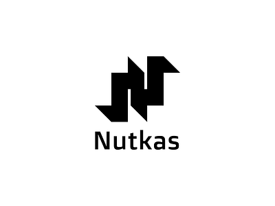 Nutkas 2017 black geometry logo n