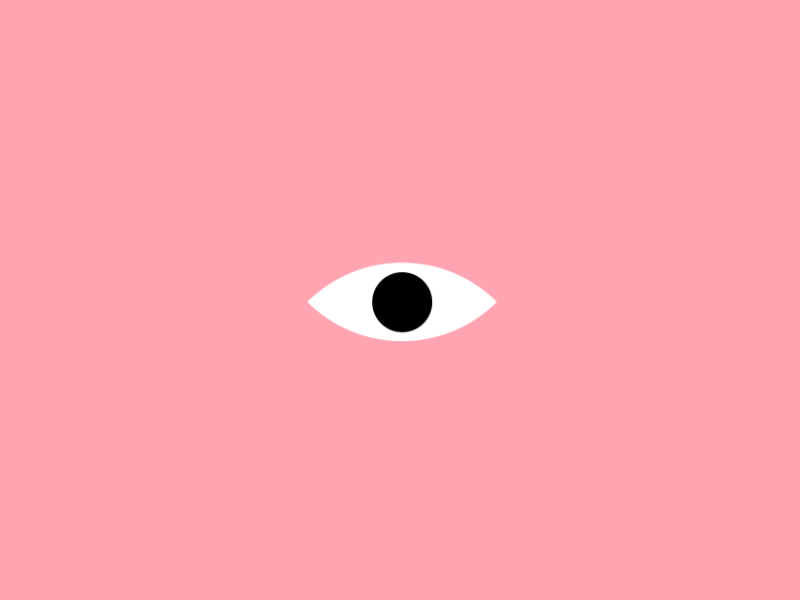FISH 🐟 EYE 👁️ KAYAK 🛶 animation black eye fish kayak pink white