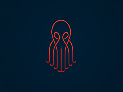 Octopus logo animal illustrator logo octopus