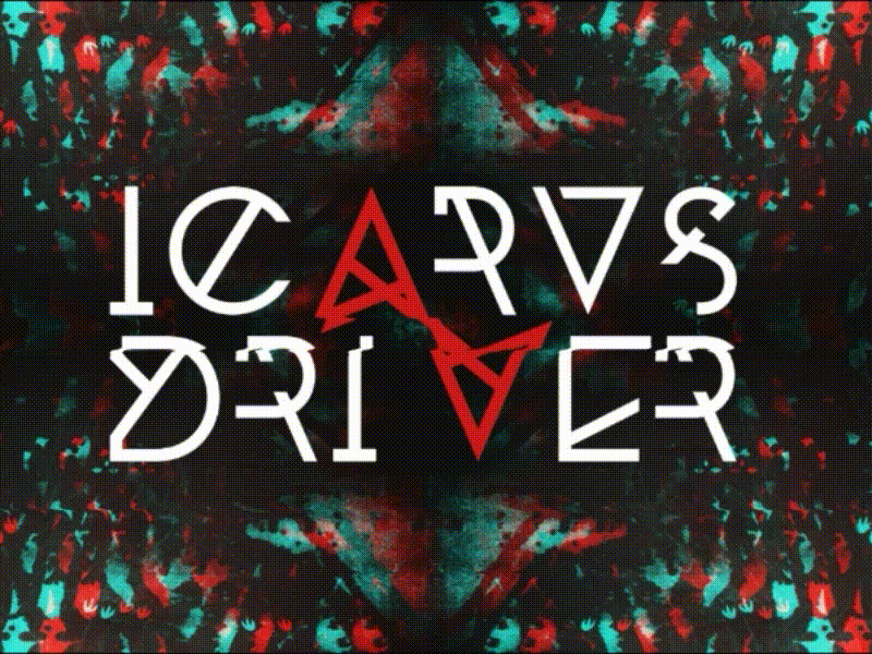 Icarus Driver band logo after effects animation design footage logo