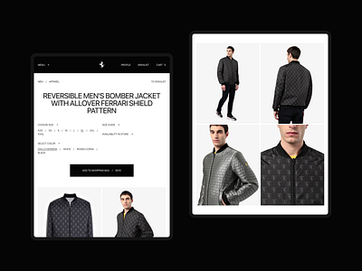 Ferrari Store concept design designer digital ecommerce inspiration minimal minimalism store ui uiux ux uxui web webdesign webdesigner