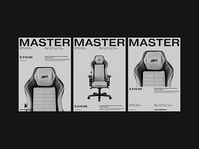 DXRacer a3 a4 a5 chairs clean design ecommerce flyer graphic design inspiration leaflet minimal minimalism polygraphy print print design shop store text typography