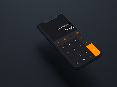Calculator UI | Adobe XD 3d adobe xd calculator calculator ui ui