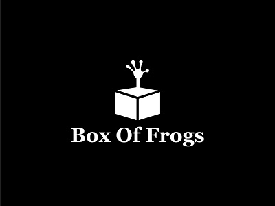 Box Of Frogs branding design flat logo graphic design illustration logo logo design vector