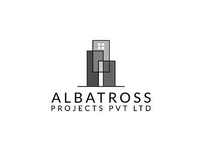 Albatross Projects branding construction design flat logo graphic design illustration logo logo design vector