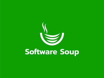 Software Soup branding design flat logo graphic design illustration it it company logo logo logo design software software logo software soup soup vector
