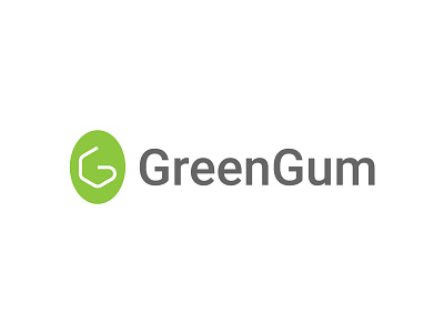 Green Gum branding design flat logo graphic design green gum illustration logo logo design minimalist logo vector