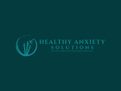 Healthy Anxiety Solutions anxiety branding design designer flat logo graphic design healthy illustration logo logo design mental therapy solution therapy vector
