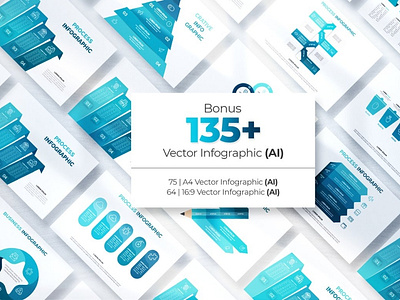 Vector Infographic 3d animation branding clean powerpoint design graphic design illustration logo marketing plan motion graphics powerpoint ui