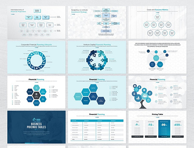 Business Plan Pricing Table clean powerpoint