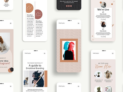 Instagram Creator Engagement Bundle typography design