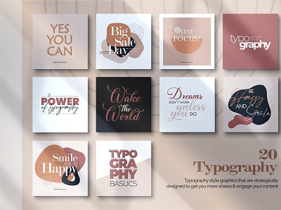 Instagram Creator Typography typography design