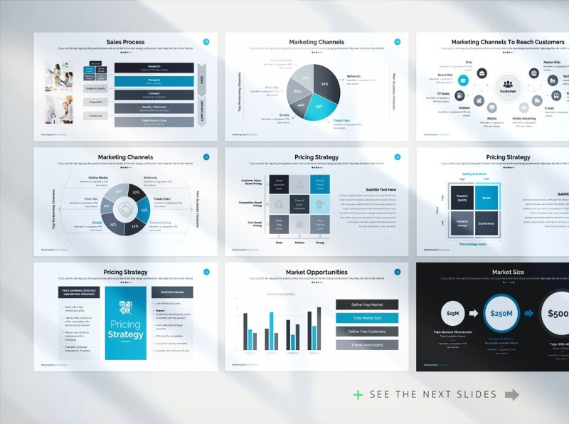 Marketing Plan PowerPoint Template by Layer Master on Dribbble