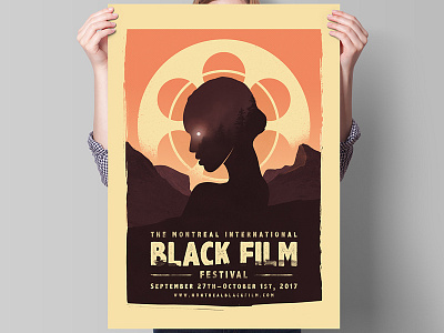 The Montreal International Black Film Festival Competition african black colorful festival film montreal mountains movie poster woman