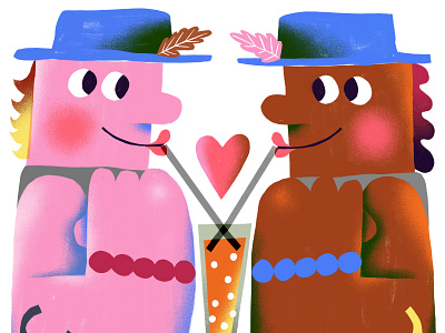 Love Is Love character colorful editorial editorial illustration flat illustration lgbt lgbtq pridemonth