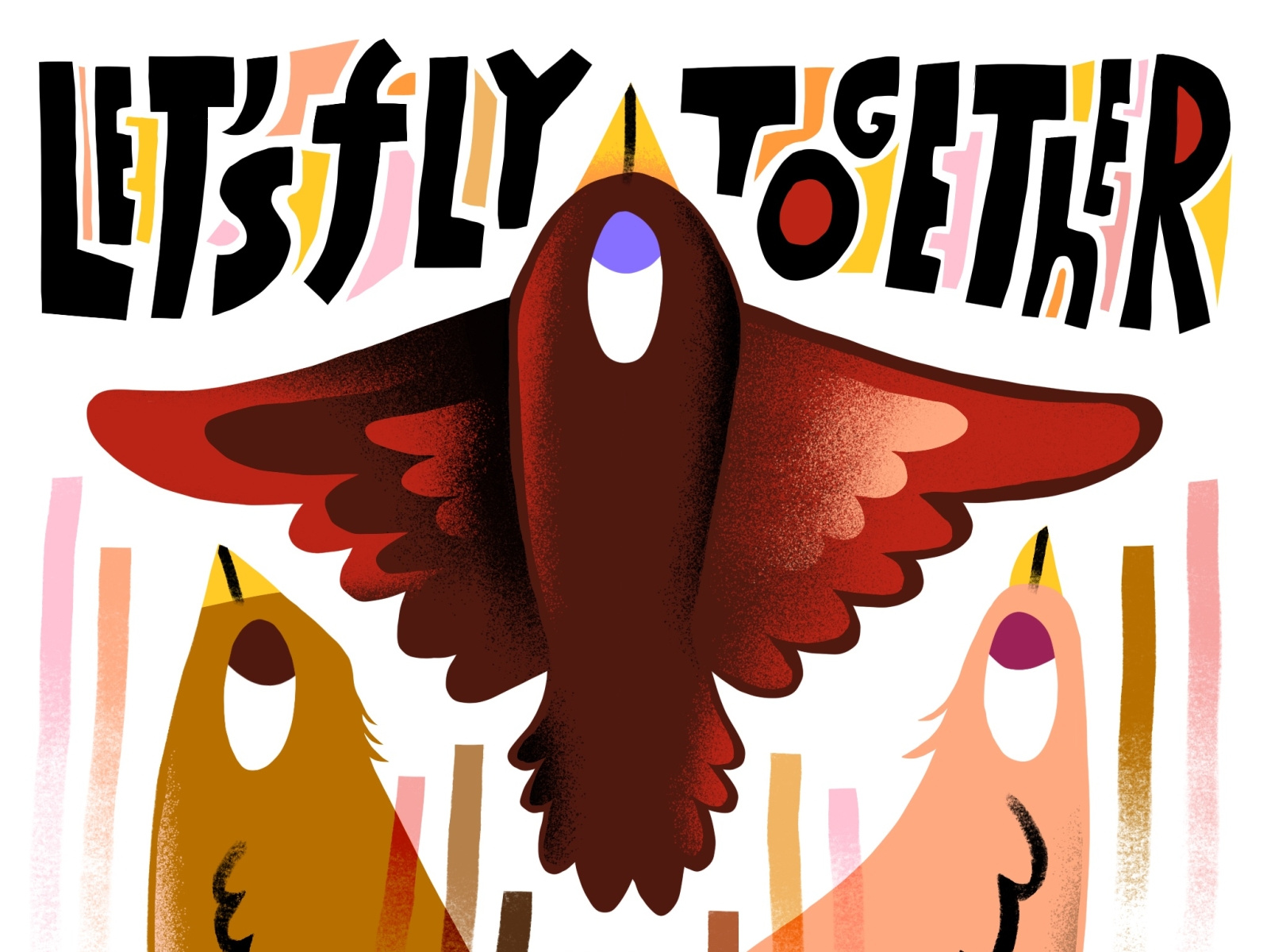 let-s-fly-together-by-jon-hanlan-on-dribbble