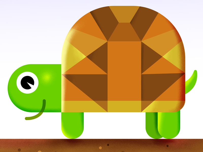 Turtle Day by jon hanlan on Dribbble