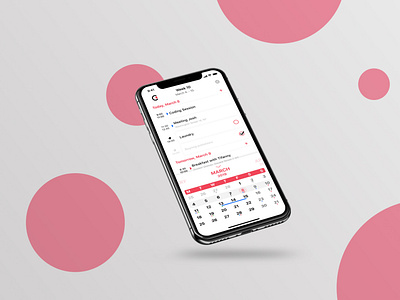 Calendar + Todo list concept for iOS