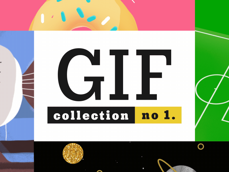 GIF Collection #1 2d after effects animation behance cartoon gif gif collection illustration mograph motion motion design shapes