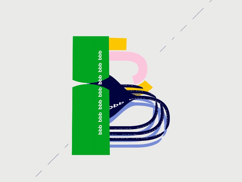 B for 36daysoftype 36days b 36daysoftype 36daysoftype06 animated type animation motion motion design typeface