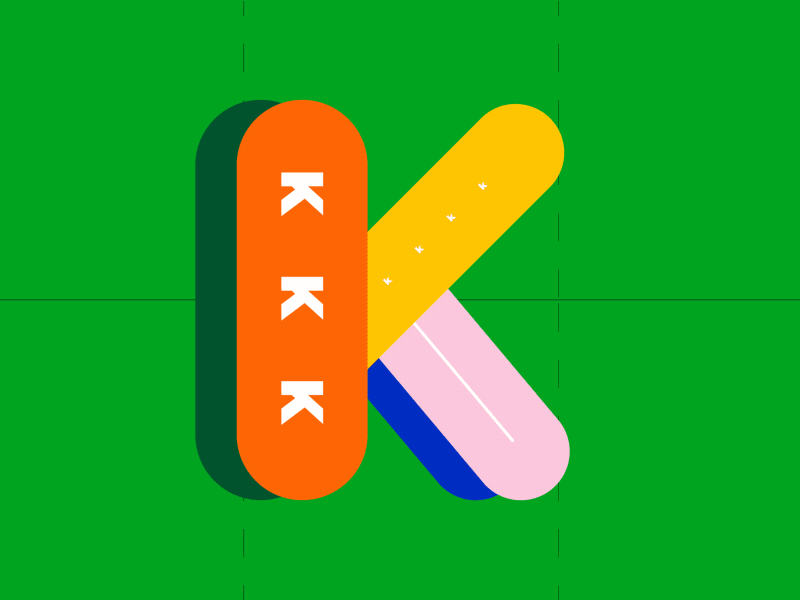 K for 36daysoftype 36days 36daysoftype abstract after effects alphabet animated type animation k letter motion motion design