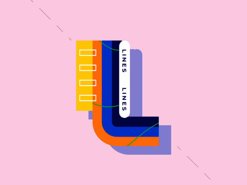L for 36daysoftype 36days 36daysoftype abstract after effects alphabet animated type animation l letter motion motion design
