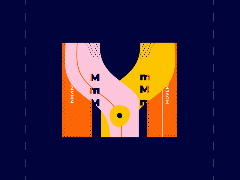 M for 36daysoftype 36days 36daysoftype abstract after effects alphabet animated type animation letter m motion motion design