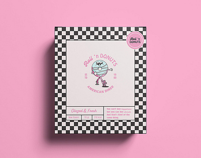 Roll 'N Donuts bakerybranding bakerylogo bakerypackaging branding design graphic design illustration logo ui vector