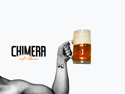 Chimera Pilsner Logo 2 - Logo & Visual Identity Design branding design logo