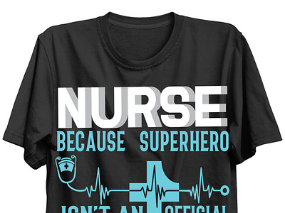 Typography  Nurse Custom T-shirt Designs.