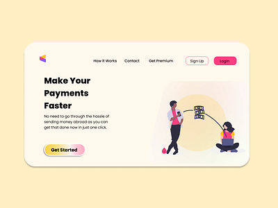 e-Transactions Landing Page.