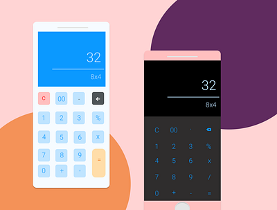 Calculator design by Omolola Odunowo app design ui ux