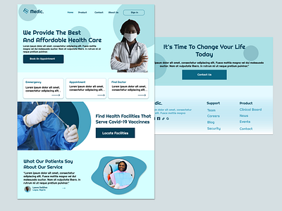 Medical Landing Page By Omolola Odunowo