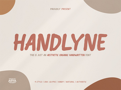 Handlyne | Organic Handwritten Font