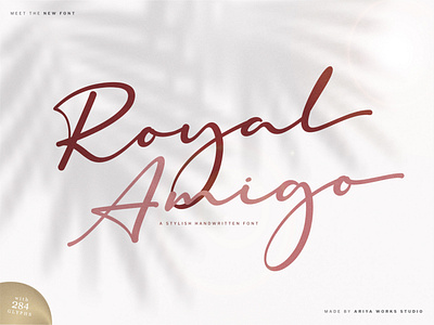 Royal Amigo | Stylish Handwritten Font calligraphy calligraphy font elegant font font font design fonts fontype script font