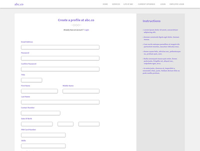 abc wireframe signup adobe xd design ui ux wireframe xd