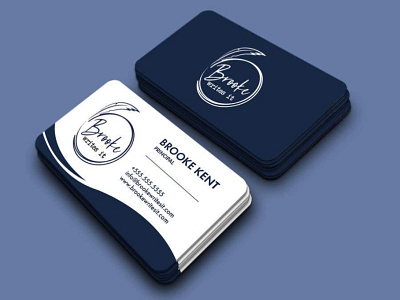 Minimal Business Card Design branding business card company corporate creative design graphic design id card logo minimal minimalist ui