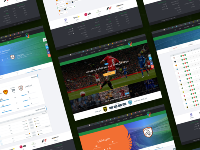 Saudi League Football Blog Dashboard Overview arabic clean dashboard design football gui ui ukraine ux web website