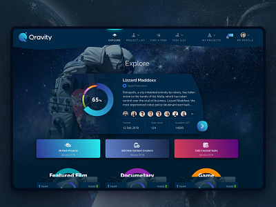 Cryptocurrency Explore Page app chart clean dark dashboad design flat graph graphic muzli sketch ui ukraine ux web