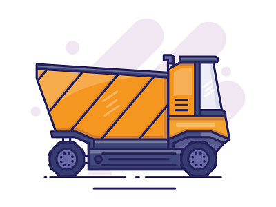 Dump Truck icon iconography transport truck vector vehicle