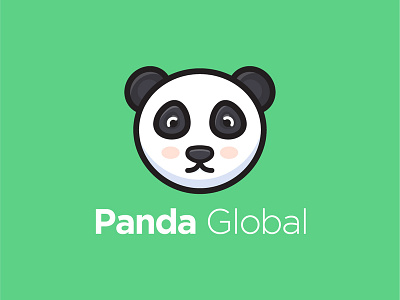 Daily Logo Challenge: Day 3 "Panda Global" abstract daily challange dailylogochallenge golden graphic design icon illustration line art logo panda shape