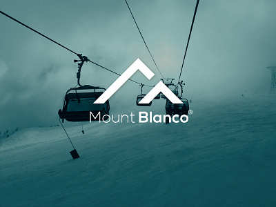 Daily Logo Challenge: Day 8 "Ski Mountain" V2