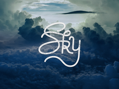 Daily Logo Challenge: Day 15 "Hand Lettering Logo" dailylogo dailylogochallenge hand lettering hand lettering logo lettering lettering challenge logochallenge sky typography